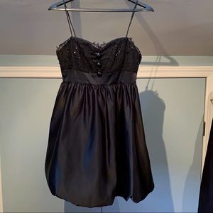 NWT Betsy Johnson black bubble dress